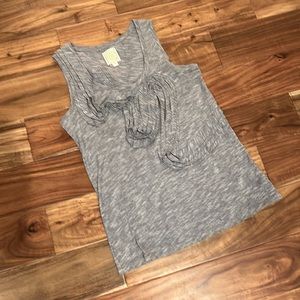 Anthropologie Little Yellow Button tank